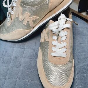 Michael Kors Gold Sneakers